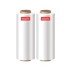 Victorex Biodegradable Stretch Wrapping Roll Film for Packing, 12 Inch (300 mm), 100 Meters Length Per Unit, (Pack of 2)