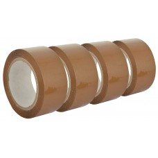 Victorex Brown BOPP Packing Tape Self Adhesive High-Strength Packing Tape Rolls | Brown Cello Tape | e Commerce Industrial Tape for Home, Office use & Box Packing - 3 Inch Wide & 65 Meter Long Pack of 1 