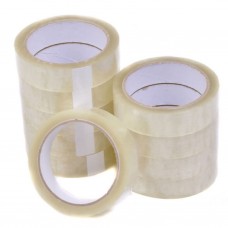 Victorex Clear/Transparent Packing Tape - 2 Inch Wide & 65 Meter Long Pack of 2 (2)