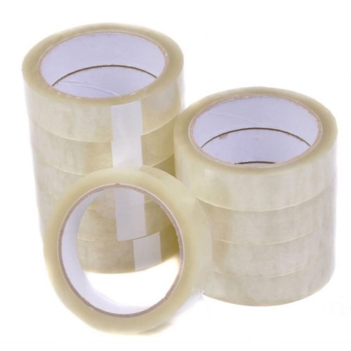 Victorex Clear/Transparent Packing Tape - 2 Inch Wide & 65 Meter Long Pack of 2 (2)