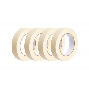 victorex Masking Tape (2 Inch / 48 mm) 20 Meters of Multi-Use, Easy Tear Tape. Great for Carpenter Labeling, Painting, Packing and More Adhesive Leaves No Residue (Pack of 3 Rolls)