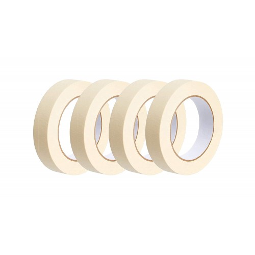victorex Masking Tape 1 Inch / 24 mm, 20 Meters of Multi-Use, Easy Tear Tape. Great for Carpenter Labeling, Painting, Packing Adhesive Leaves No Residue (Pack Of 4 Rolls) victorex Masking Tape 1 Inch / 24 mm, 20 Meters of Multi-Use, Easy Tear Tape. Great for Carpenter Labeling, Painting, Packing Adhesive Leaves No Residue (Pack Of 4 Rolls)